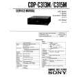 SONY CDPC313M Service Manual