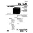 SONY DXAH2750 Service Manual